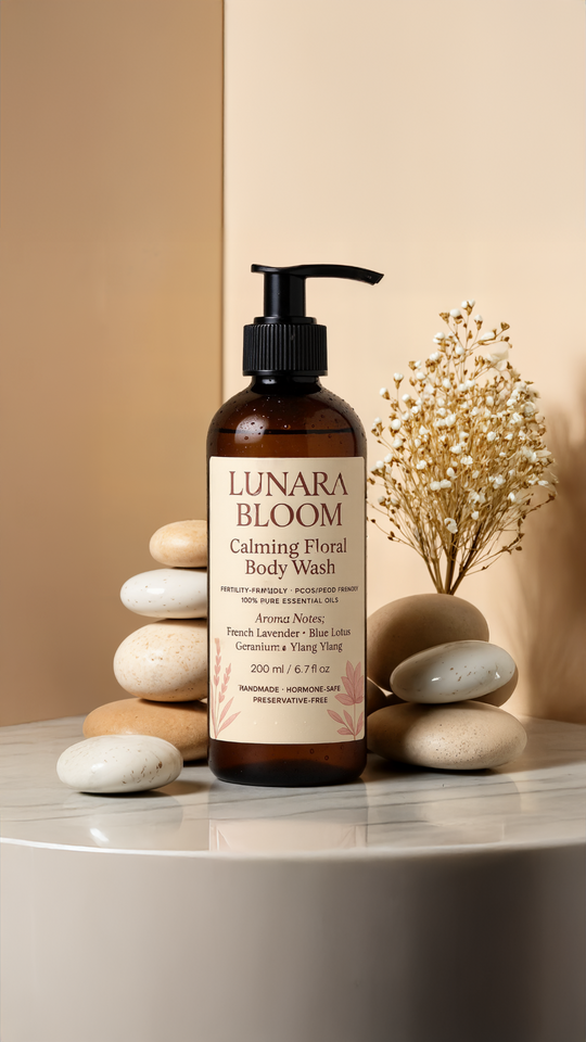 Lunara Bloom Calming Floral Body Wash (PCOS Friendly)