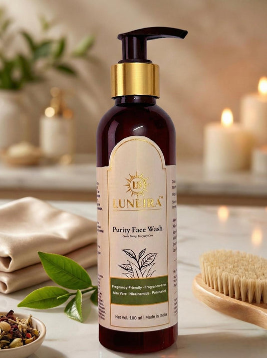 Purity Face Wash - Natural Deep Cleanse & Pore Purifier for Clear Skin | Luneira
