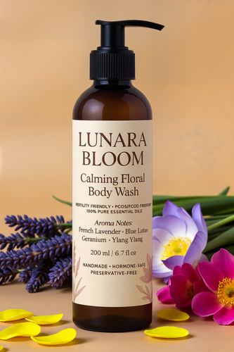 Lunara Bloom Calming Floral Body Wash (PCOS Friendly)